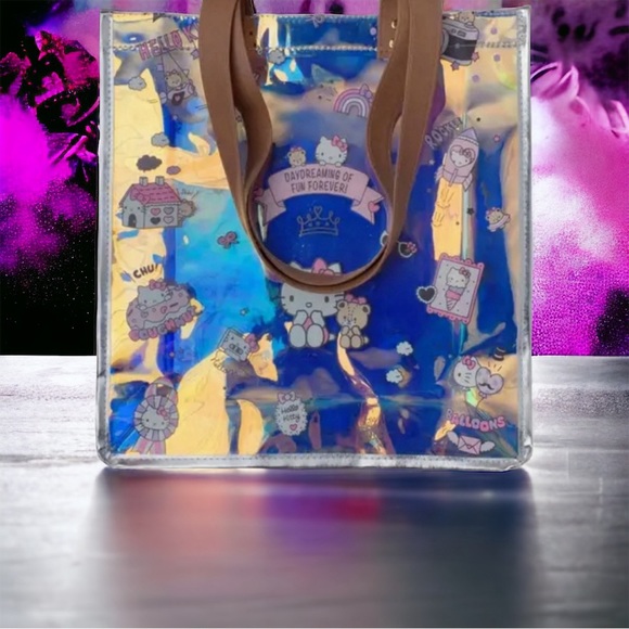 Sanrio Hellokitty Cute Laser Pattern Bag - Picture 1 of 3